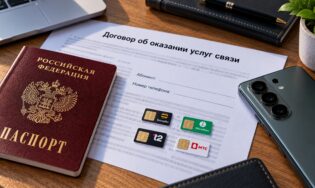 Договор оказания услуг связи с номером телефона
