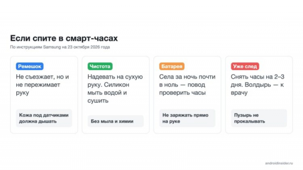 Ремешок, чистота, батарея и что делать со следом