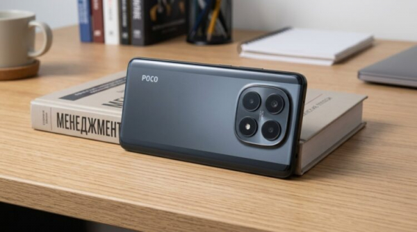 Смартфон POCO с блоком из четырёх камер