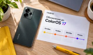 Примерный график обновления смартфонов realme