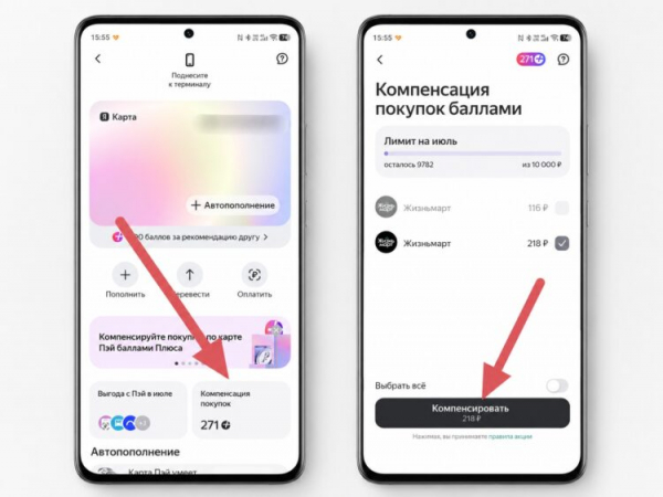Обмен на рубли доступен в приложение Яндекс Пэй