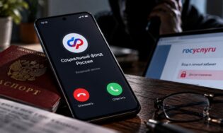 Звонок из социального фонда на Android